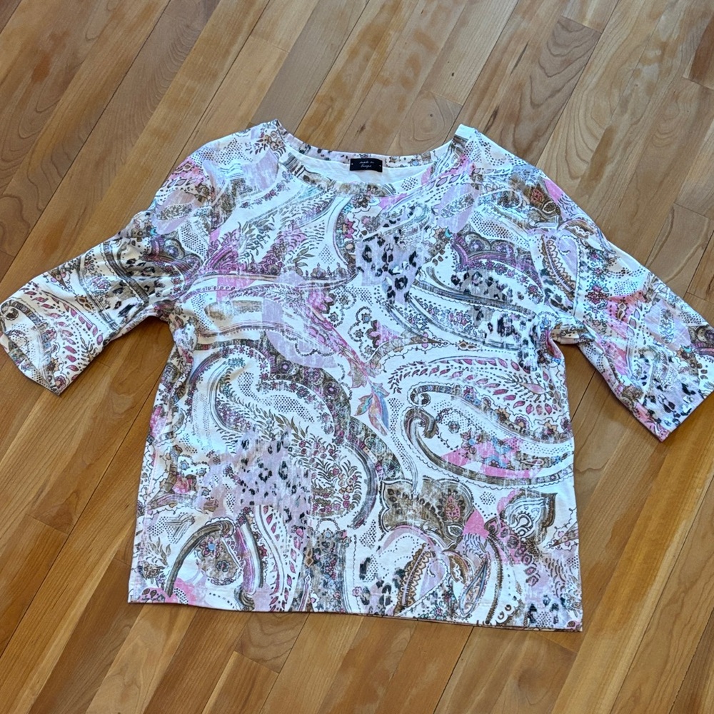 Marc Cain Sport Paisley Print Women's Top